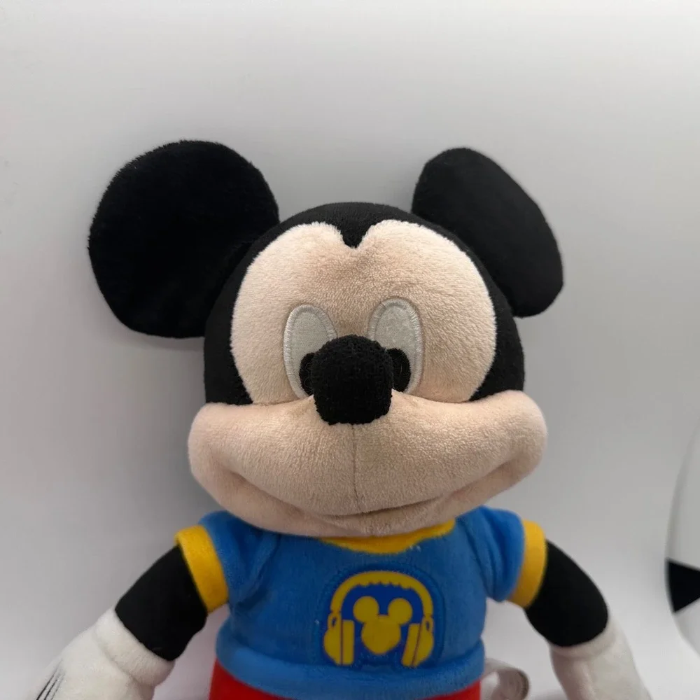 Disney Mickey‎ Mouse Plush Toy  Blue Shirt Stuffed Animal 13in